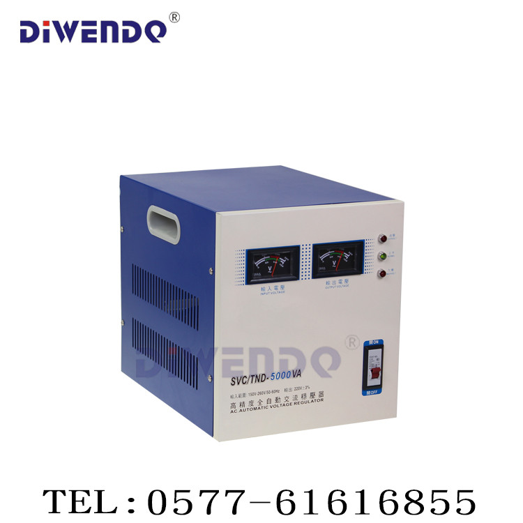 SVC/TND-5000VA单相全自动高精度稳压器